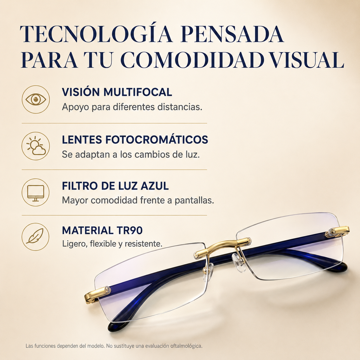 Gafas TR90 Fotocromatica